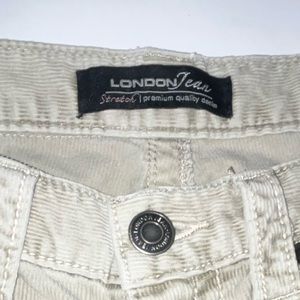 very cute y2k corduroy tan greenish flared pants